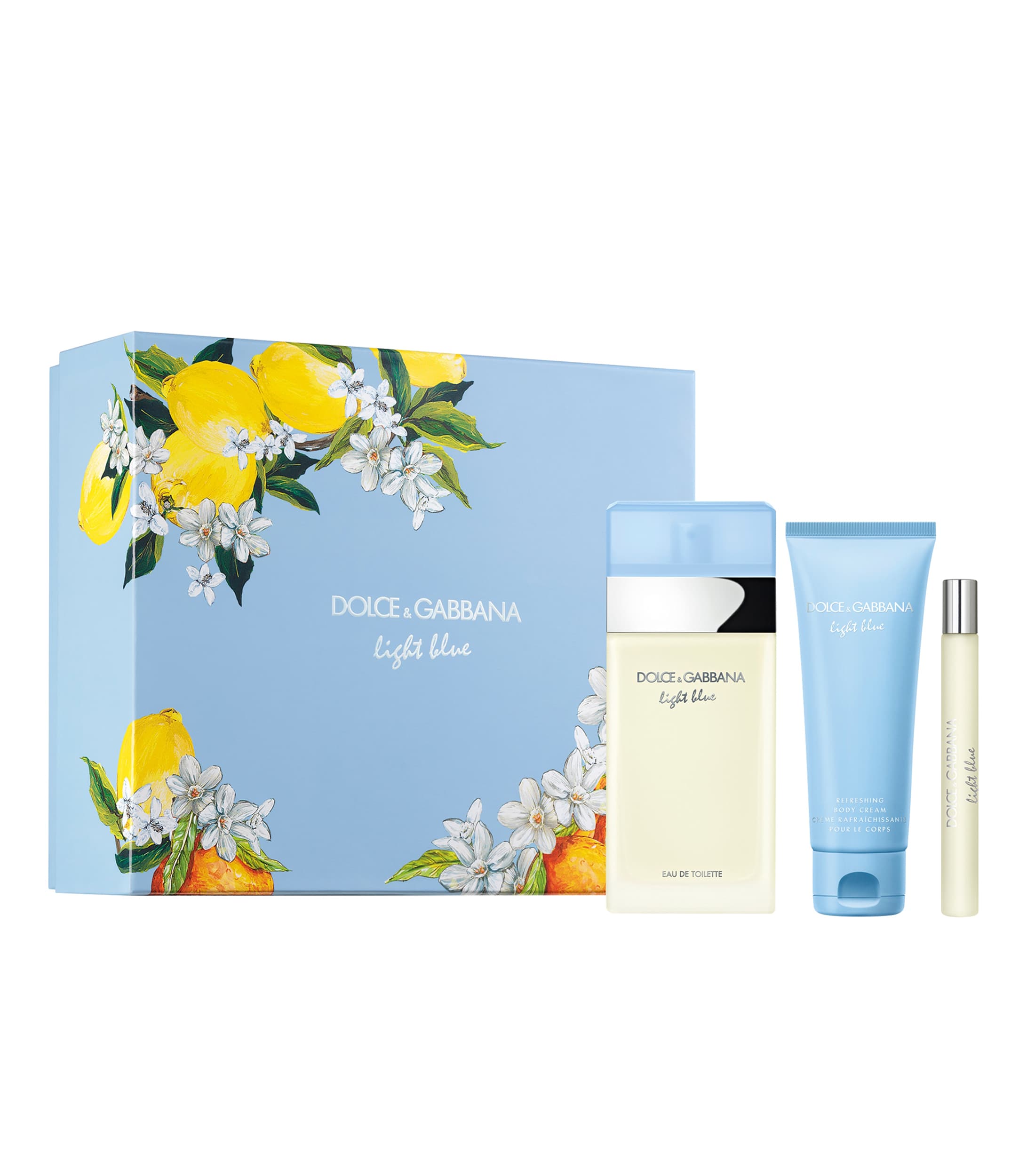 Dolce & Gabbana Set Light Blue Femme (3pc)